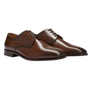 Boss Mens Lisbon Leather Derby Shoes / Brown